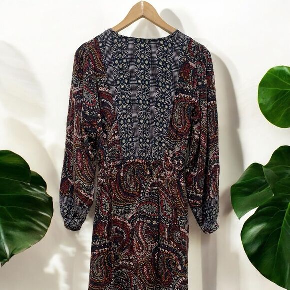 Knox Rose Boho Night Sky Maxi Dress in Multicolor Paisley - Picture 6 of 12